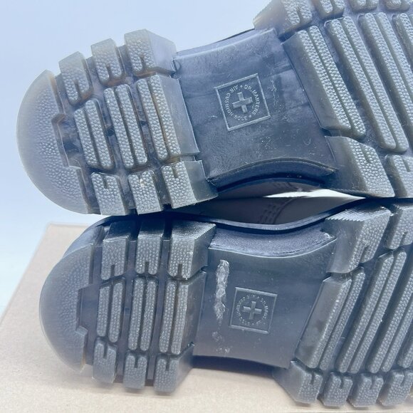 Dr. Martens Audrick 3-Eye Platform Lace Up Shoe VINTAGE TAUPE Nappa Lux US 6 - Picture 11 of 14